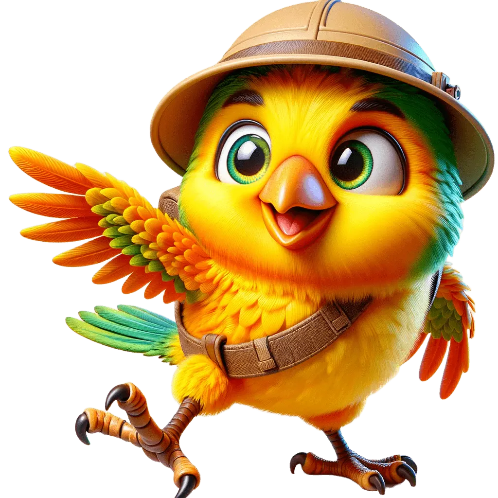 Personaje explorador de Tourcanary